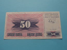 50 Dinara - 1992 ( For Grade, Please See Photo ) 2 X ! - Bosnia Y Herzegovina