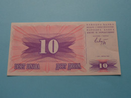 10 Dinara - 1992 ( For Grade, Please See Photo ) 3 X ! - Bosnia And Herzegovina