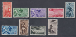 Italy Sport-soccer,airplanes Mi#479/487,Sassone#357/361,A69-72 1934 MNH ** - Andere & Zonder Classificatie
