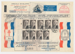 Batavia Nederlands Indie - Suriname - Curacao 1934 - KLM - Emma - TBC - Tuberculosis - Snip - Pelikaan - Nederlands-Indië