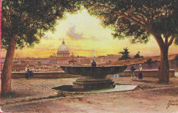 ROMA - PANORAMA DAL PINCIO - FORMATO PICCOLO - EDIZ. ORIGINALE CECAMI 2481 - NUOVA - Panoramic Views