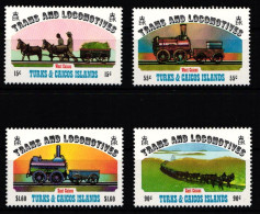 Turks- Und Caicosinseln 620-623 Postfrisch #NP199 - Trains