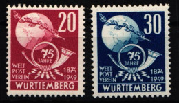 Französische Zone Württemberg 51-52 Postfrisch #NL362 - Autres & Non Classés