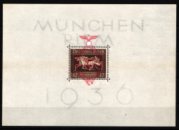 Deutsches Reich Block 10 Postfrisch Aber Etwas Verfärbt, Daher Billig #NL376 - Other & Unclassified