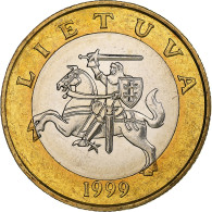 Lituanie, 2 Litai, 1999, Bimétallique, SPL+, KM:112 - Litouwen