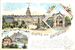 Gruss Aus Karlsruhe - Litho - Karlsruhe