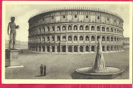 ROMA - COLOSSEO - FORMATO PICCOLO - EDIZ. ORIGINALE CECAMI - C. CAPELLO 1933 - NUOVA - Kolosseum