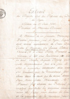Rare Litige Entre Cretin A L Huissier Et Cretin Maintenaz Bois D Amont Canton De Vaud 1841 Famille Cretin Lacroix - Historische Dokumente