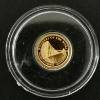 20 VATU OR 2012 BE LE GOLDEN GATE BRIDGE VANUATU / GOLD / 0.5g Or 585 + CERTIFICAT - Vanuatu