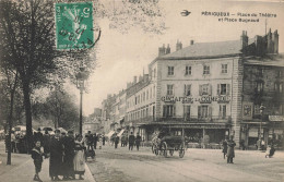 Périgueux * La Place Du Théâtre Et Place Bugeaud * Grand Café De La Comédie * Attelage - Périgueux