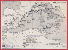 Seconde Guerre Punique. Guerre Entre Rome Et Carthage. Antiquité. Larousse 1960. - Historische Dokumente