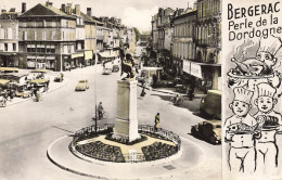 Bergerac * Place , Monument Aux Morts Et Rue De La Résistance - Bergerac