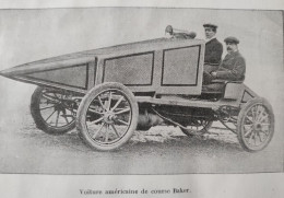 1903 LA LOCOMOTION - AUTOMOBILE EN AMÉRIQUE BAKER - VOITURE DE DION BOUTON - CARBURATEUR PIPE - BOIZIER - MICHELIN - 1900 - 1949