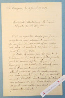 ● L.A.S 1899 Saint Nazaire Au Député Anthime MENARD - Banos - Kerviler - Compagnie Transatlantique - Lettre Autographe - Other & Unclassified