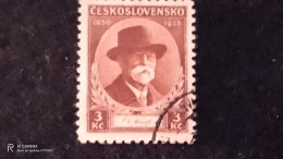 ÇEKOSLAVAKYA-1935-         3  KC.          DAMGALI - Andere & Zonder Classificatie