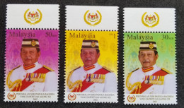 Malaysia Installation Of His Majesty Yang Di-Pertuan Agong XII 2002 Royal King Sultan (stamp With Logo MNH - Malasia (1964-...)