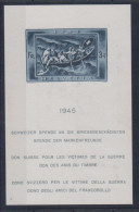 Switzerland Red Cross Mini Sheet Mi#Block 11 1945 MNH ** - Unused Stamps