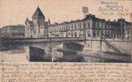 Strasbourg Synagogue Et Ancienne Gare Synagoge P. Used 1900 - Judaika