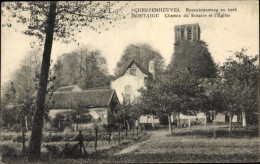 CPA Montaigu Scherpenheuvel Flämisch-Brabant, Rosenkranzweg Und Kirche - Other & Unclassified