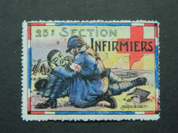 Vignette Militaire Delandre 25ème Section D'Infirmiers - Ciclismo