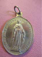 Médaille Religieuse Ancienne/Marie Veni Filiae../ Ange Omnia Ad Jesum... / Fin  XIXème              MDR32 - Religion &  Esoterik