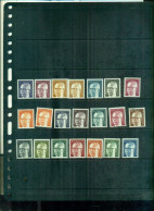 ALLEMAGNE OCC.SERIE COURANTE PRESIDENT HEINEMANN 21 VAL NEUFS A PARTIR DE 4,50 EUROS - Unused Stamps