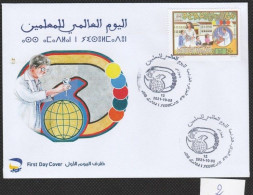 FDC/Année 2021-N°1883 : Journée Mondiale Des Enseignants (2) - Algerije (1962-...)