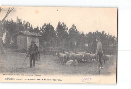 MORCENX - Berger Landais Et Son Troupeau - Très Bon état - Morcenx