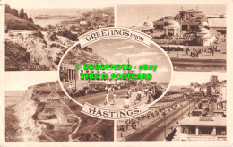 R513530 Greetings From Hastings. From The Castle. Norman. S. And E. Photogravure - Monde