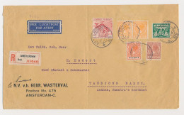 Em. Luchtpost Mercurius Amsterdam - Tandjong Balei Nederlands Indie 1929 - Brieven En Documenten
