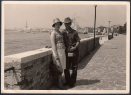 Venezia 1950, Scorcio Panoramico E Lungomare,  Fotografia Vintage  - Lugares