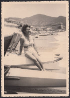 Varazze (SV) 1948 - Donna In Costume Da Bagno - Foto - Vintage Photo - Lugares