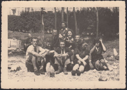 Torino 1946 - Giardino Zenith - Ritratto Di Una Comitiva - Foto - Photo - Lugares