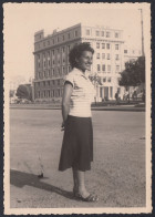 Genova 1948 - Donna In Piazza Della Vittoria - Fotografia - Vintage Photo - Orte