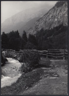 Valle D'Aosta 1977 - Torrente Fra Le Montagne - Foto - Vintage Photo - Places