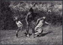 Valle D'Aosta 1977 - Il Gioco Della Rubabandiera - Foto - Vintage Photo - Places