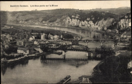 CPA Nameche Wallonien Namur, Samson, Les Deux Ponts Sur La Meuse - Andere & Zonder Classificatie