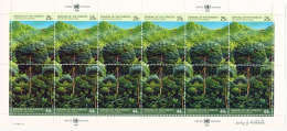 UNO NEW YORK 547-548, Kleinbogen, Postfrisch **, Rettet Den Wald 1988 - Blocks & Sheetlets