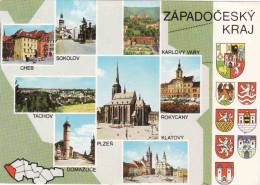 Czech Republic, Erby Plzne, Sokolov, Karlovy Vary, Rokycany, Tachov, Cheb, Domažlice, Klatovy, Used 1977 - Tchéquie