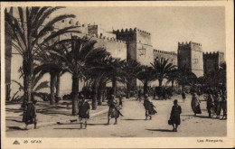 CPA Sfax Tunesien, The Remparts - Tunesien