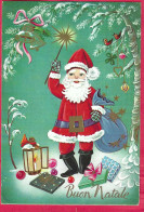 BUON NATALE - BABBO NATALE - EDIZ. CECAMI 4671 - VIAGGIATA 1968 - Santa Claus