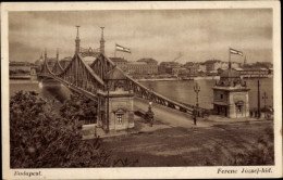 CPA Budapest Ungarn, Franz-Josefs-Brücke - Hongrie