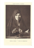 CPA - Arts - Tableaux - Musée National Palerme - Antonello De Messine - Vierge De L'Annonciation - Non Circulée - Paintings