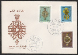 FDC/Année 1993-N°1037/1039 : Heurtoirs Pour Portes D'entrée - Algérie (1962-...)
