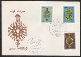 FDC/Année 1993-N°1037/1039 : Heurtoirs Pour Portes D'entrée - Algerije (1962-...)