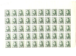 TP 167 Albert Casqué Demi Feuille De 50 Dépôt 1919 Comme Elle Se Présente - Unused Stamps