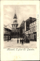 CPA Hasselt Flandern Limburg, St. Quintin Kirche - Andere & Zonder Classificatie