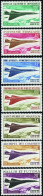 Concorde 7 Valeurs TOM  Qualité:** Cote:403 - 1969 Avion Supersonique Concorde