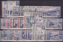 Séries Coloniales1941 Maréchal Pétain 48 Timbres Qualité:** Cote:78 - 1941 Secours National