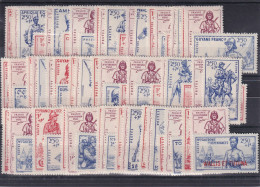 Séries Coloniales1941 Défense De L'Empire 72 Timbres Qualité:** Cote:213 - 1941 Secours National